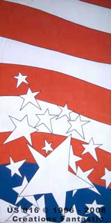 Backdrop US 016 Red White and Blue Panel 4