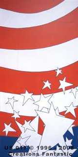 Backdrop US 017 Red White and Blue Panel 5