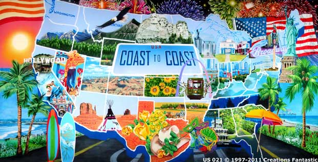 Backdrop US 021 USA Coast to Coast
