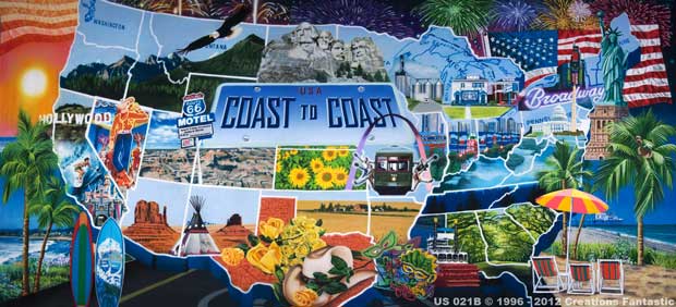 Backdrop US 021B USA Coast to Coast B