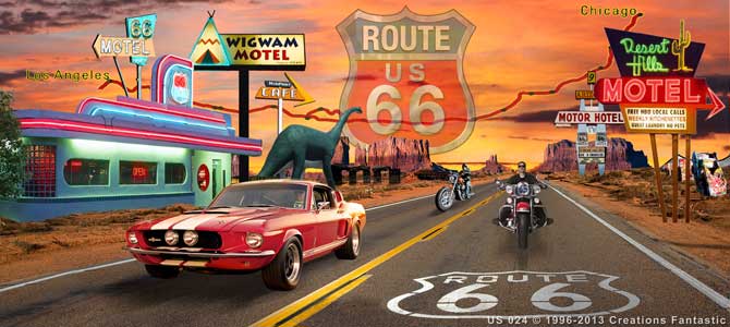 Backdrop US 024 Route 66