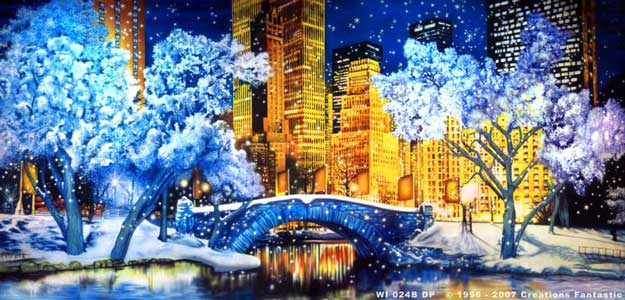 Backdrop WI024B-DP Central Park Winter 1B