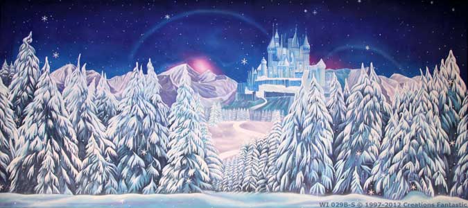 Backdrop WI 029B-S Winter Wonderland 13B