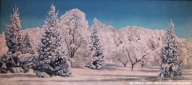 Backdrop WI 054 Winter Tree Landscape 1