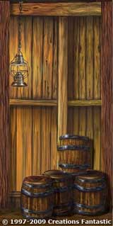 Backdrop WW011 Sunset Barn Panel 1