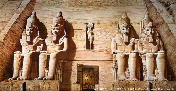 Backdrop AE005 Temple of Rameses