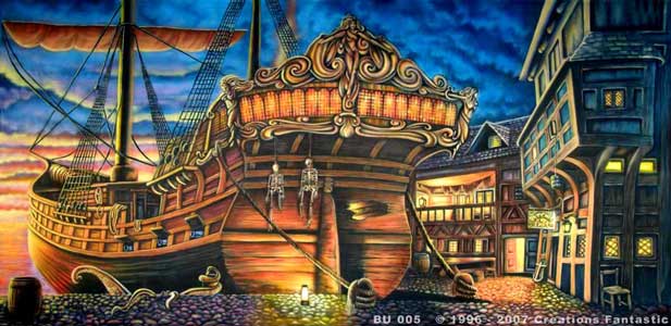 Backdrop BU005  Pirate Town 3