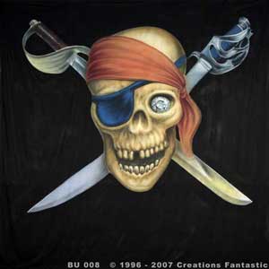 Backdrop BU008  Jolly Roger 1