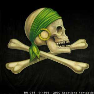 Backdrop BU011 Jolly Roger 4