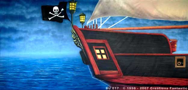Backdrop BU017 Pirate Ship 1