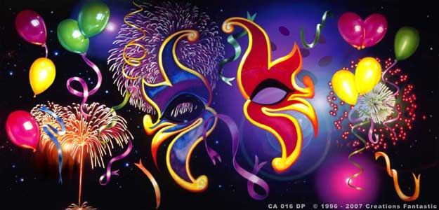 Backdrop CA016-DP Carnival Mask 3