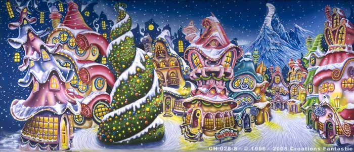 Backdrop CH028-S Whoville Christmas 1