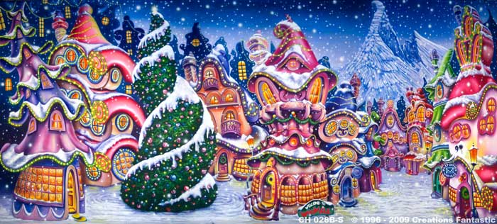 Backdrop CH028B-S Whoville Christmas 1B