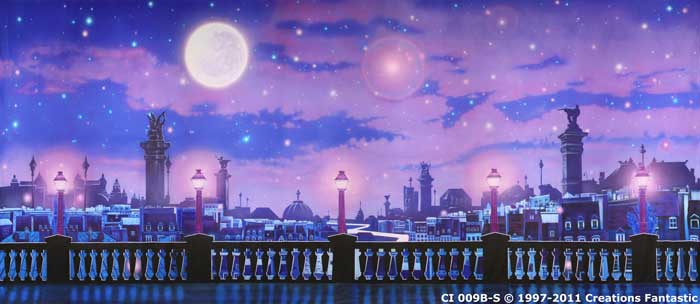 Backdrop CI 009B-S Moonlight Rooftops B