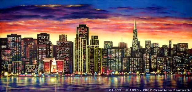 Backdrop CI012 San Francisco Skyline 2
