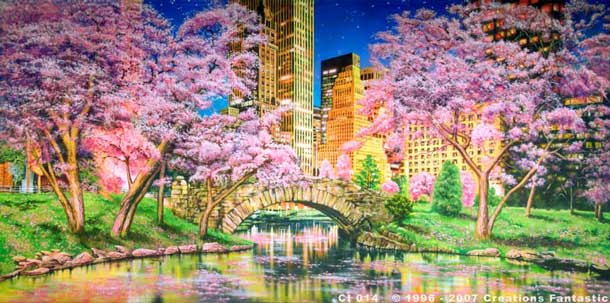 Backdrop CI014 Central Park Spring