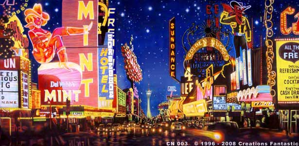 Backdrop CN003  Las Vegas 2 (Fremont St)