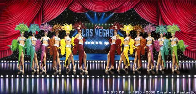 Backdrop CN015-DP Las Vegas Showgirls 2