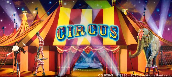 Backdrop CQ 020-S Circus Big Top