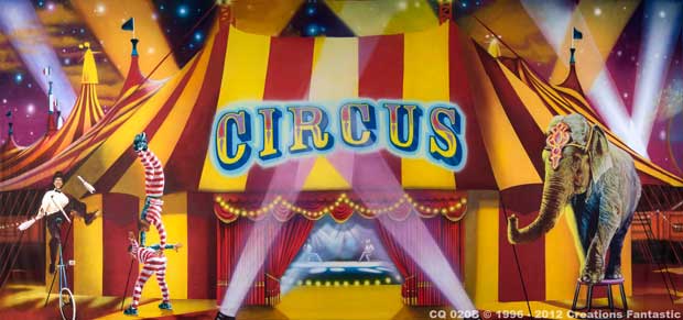 Backdrop CQ 020B Circus Big Top B