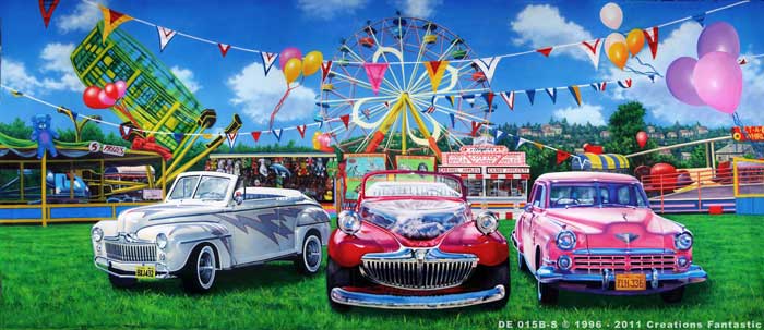 Backdrop DE 015B-S Grease Funfair B