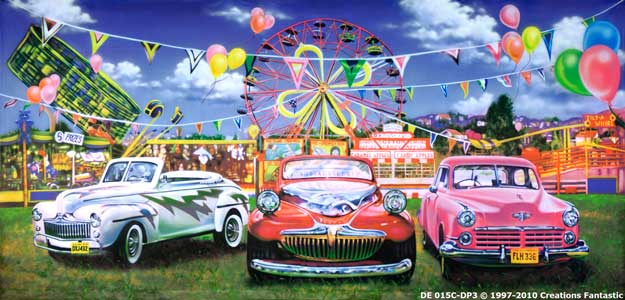 Backdrop DE 015-DP3 Grease Funfair C