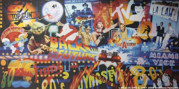Backdrop DE 013C-DP3 Back to the Eighties C
