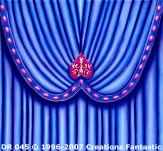 Backdrop DR045 Venetian Carnival Drape Header 5