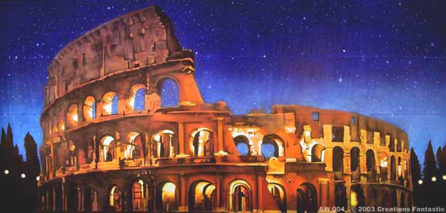 Backdrop AW004 Rome Coliseum