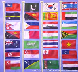 Backdrop AW 014 Flags of the World 2
