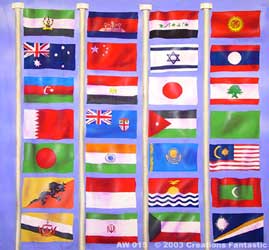 Backdrop AW 015 Flags of the World 3