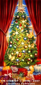 Backdrop Image: CH012B-DP Christmas Tree Panel 2B