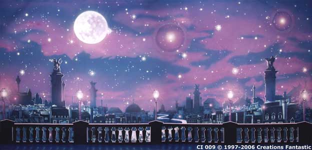 Backdrop CI009 Moonlight Rooftops