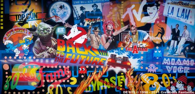 Backdrop DE 013 Back to the Eighties