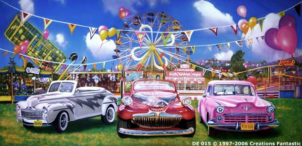 Backdrop DE 015 Grease Funfair