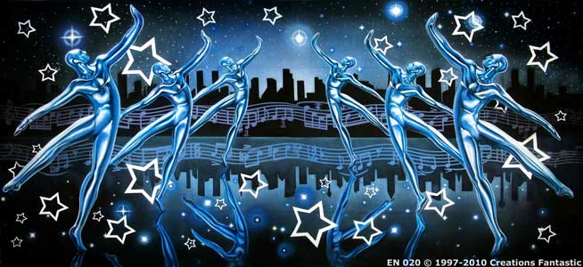 Backdrop EN020 Dance Stars