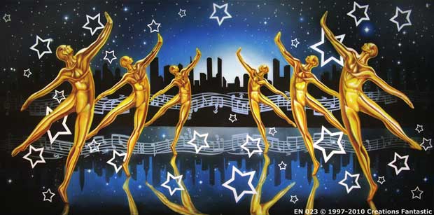 Backdrop EN023 Dance Stars 2