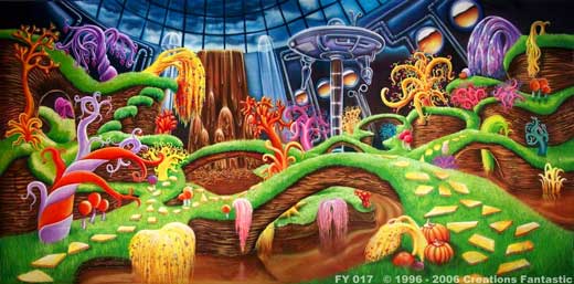 Backdrop FY017 Chocolate Factory