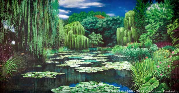 Backdrop GS 013 Monet's Garden 1