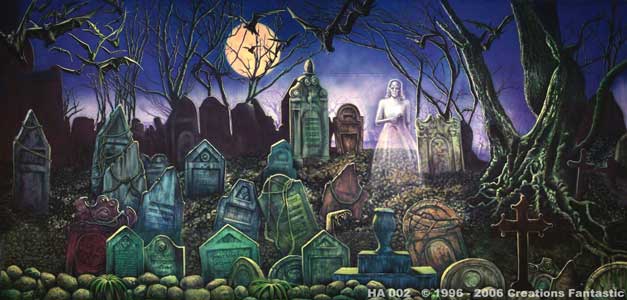 Backdrop HA 002 Graveyard Ghoul