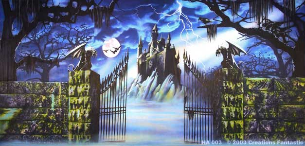 Backdrop HA003 Haunted Castle