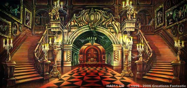 Backdrop Image: HA011B Haunted Mansion Interior 1B
