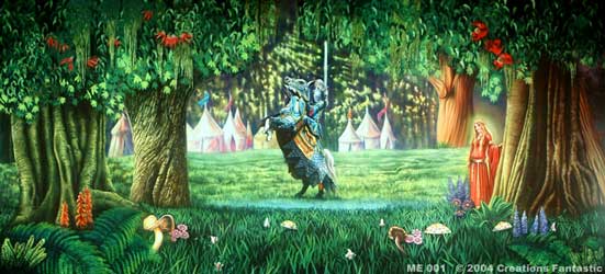 Backdrop ME 001 Medieval Knight