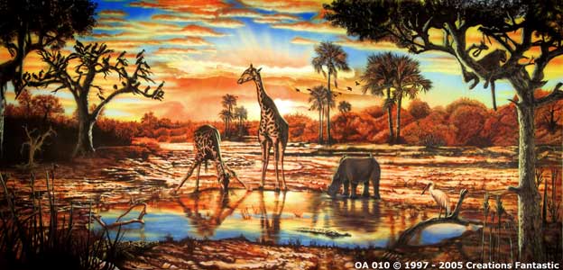 Backdrop OA 010 Chobe Sunset