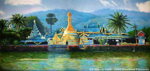 Backdrop OR002 Thai Temple