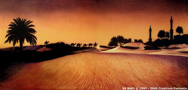 Backdrop SA B001 Sahara Sunset