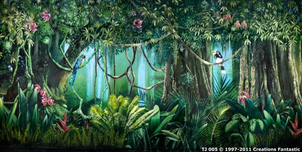 Backdrop TJ005 Tropical Jungle 5