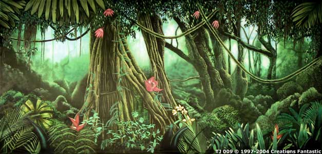 Backdrop TJ009 Tropical Jungle 9