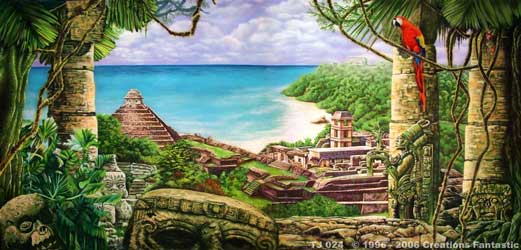 Backdrop TJ024 Mayan Ruins 