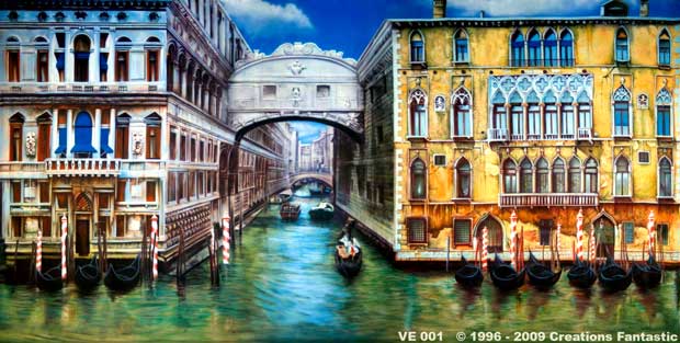 Backdrop VE 001 Canals of  Venice 1